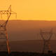 Transmissions lines on the Navajo Nation. They could be used to send clean energy to Los Angeles.